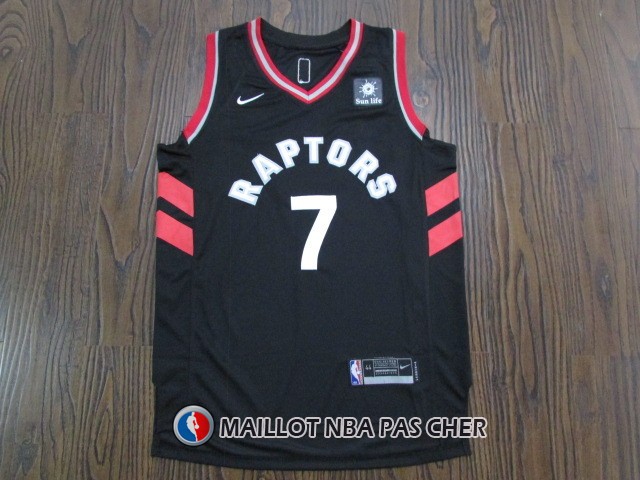 Maillot Authentique Toronto Raptors Lowry 2017-18 7 Noir